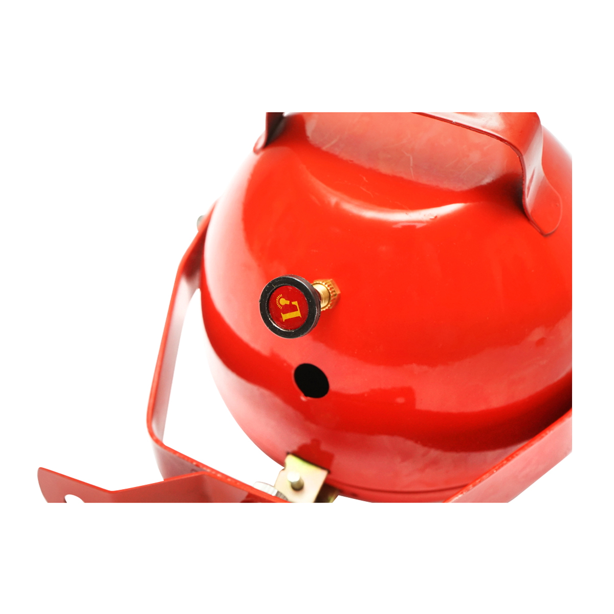 Lampa rosie proiector de lucru reglabil cu intrerupator, universal 12V, diametru 155 mm, latime 155 mm, tip bec P45T / H3 (fara bec)