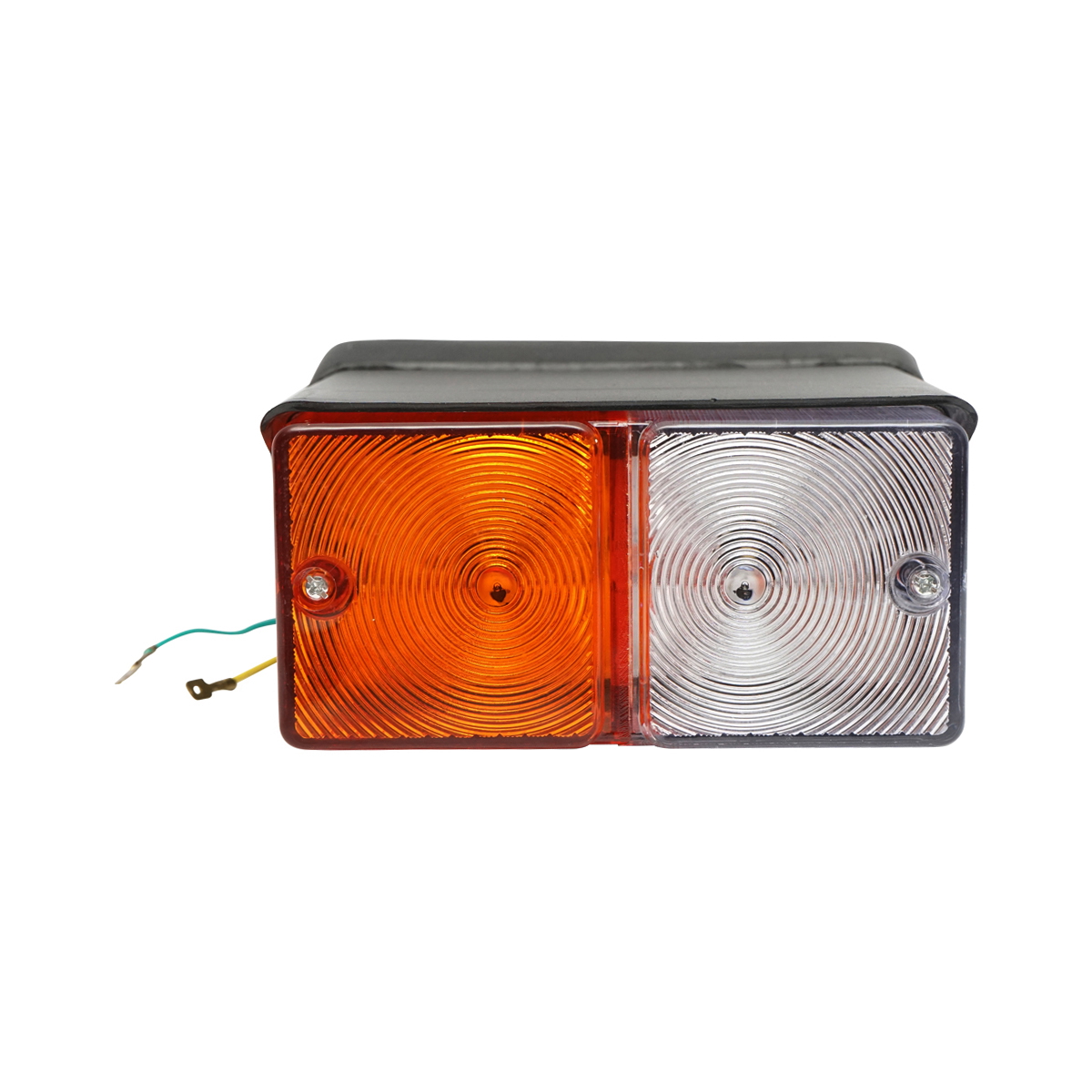Lampa semnalizare si pozitie fata stanga pentru tractor Ford, 12 V, 160 x 80 x 150 mm, distanta suruburi prindere 115 mm, fara becuri