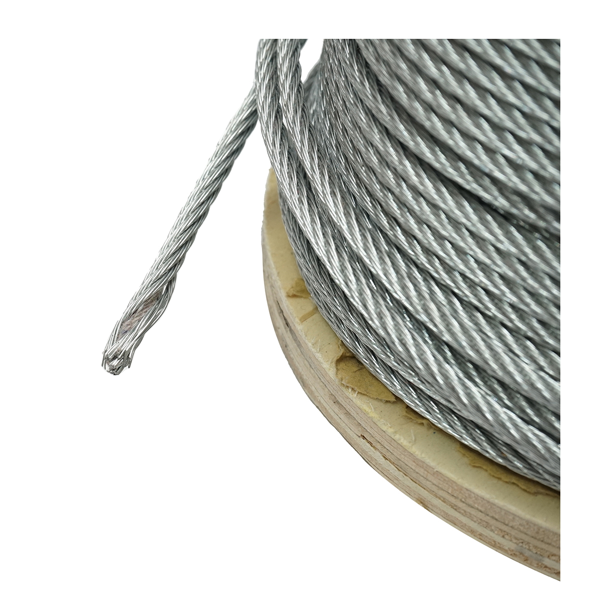 Cablu otel galvanizat 150m/rola, structura 6x7, sarcina maxima 1460 Kg, standard DIN 3055, greutate 13.1 Kg