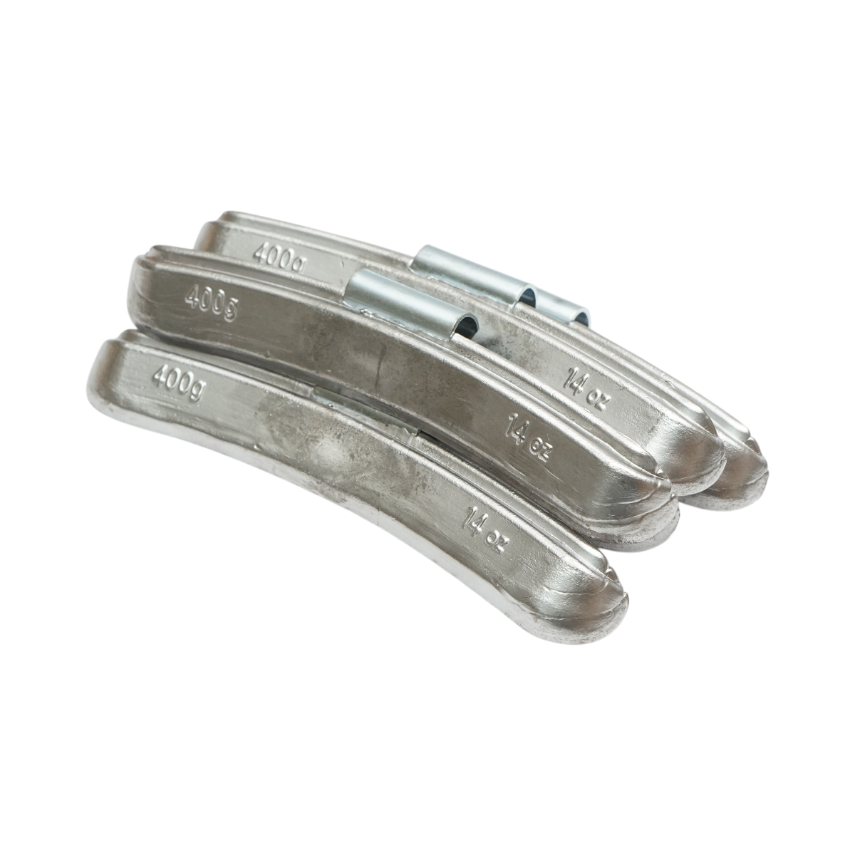 Contragreutati din Plumb 400 g pentru echilibrare roti camioane, cutie 15 bucati, greutate totala cutie 6000 g