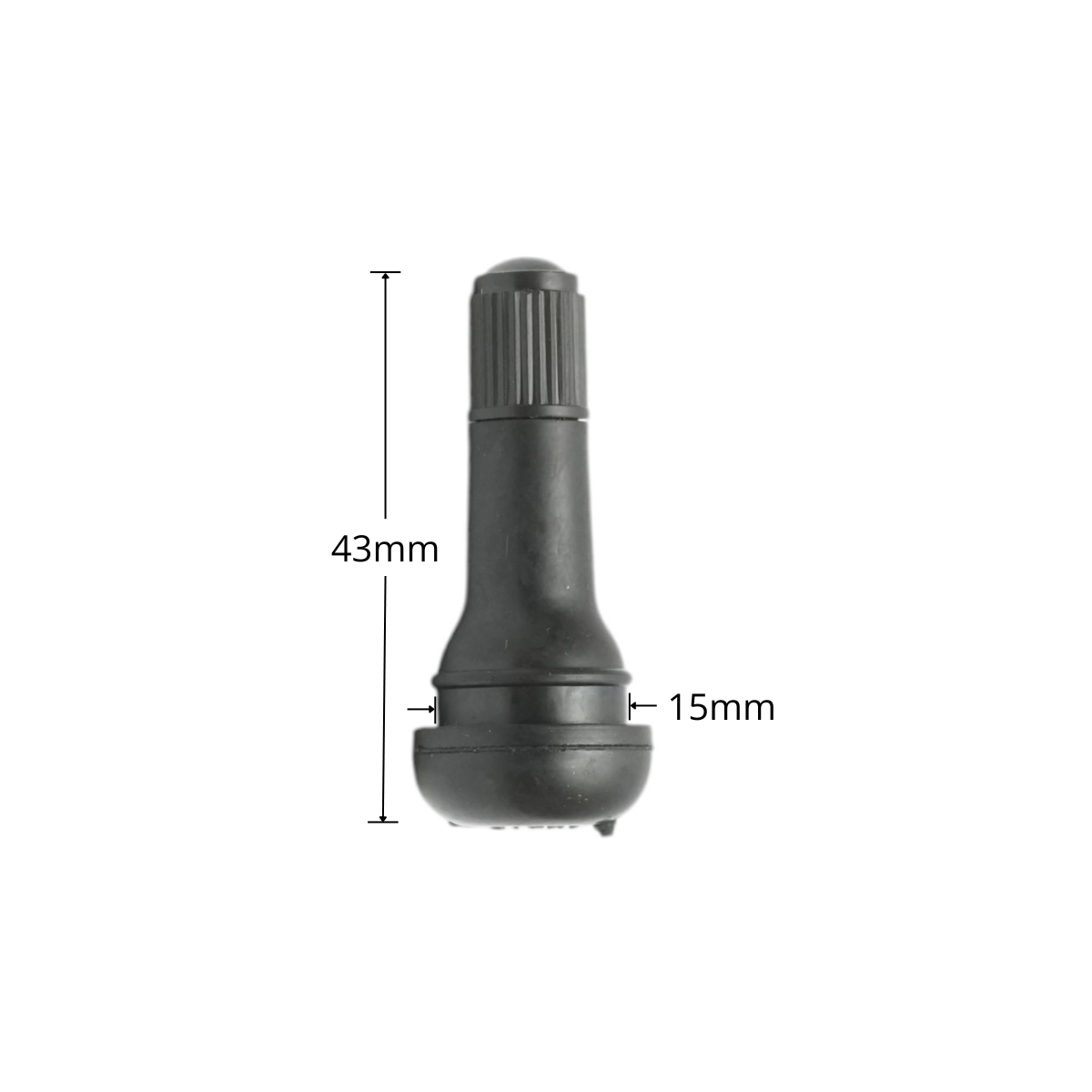 Valva roata tubeless premium EPDM 43mm TR413