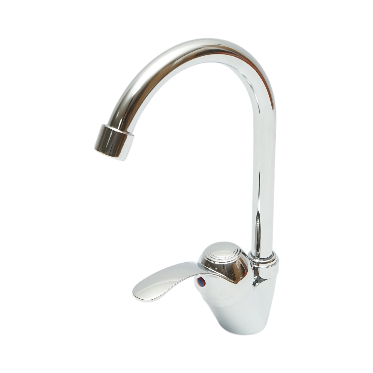 Baterie chiuveta bucatarie rotativa monocomanda, cartus ceramic, crom lucios