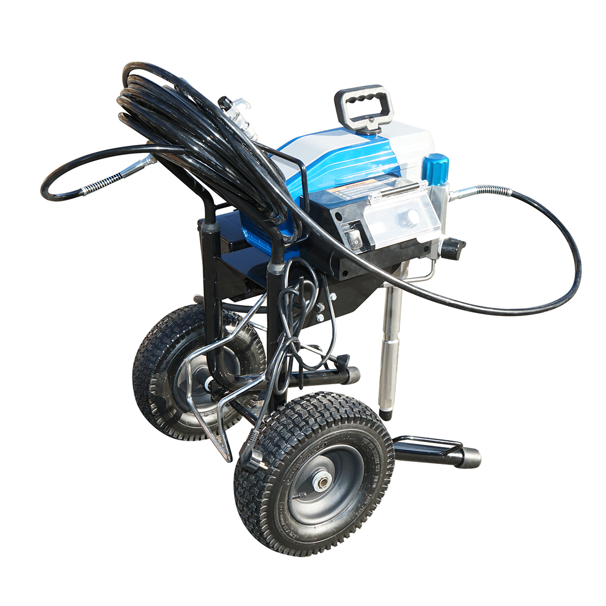 Pompa de vopsit airless profesionala cu piston M32H, motor fara perii 2.6 kW, 220-240V, 3.2 L/min, 227 bar, duza 517 (0.017), furtun 15 m, carucior inalt, 38 kg