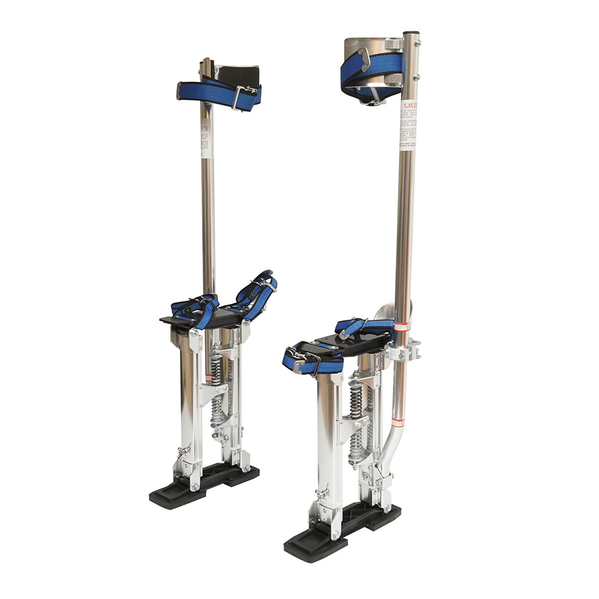 Picioroange zugravi profesionale reglabile 38-58cm din aluminiu, talpa antiderapanta, curele multiple, suport gamba cu burete, stabilitate si reglaj echilibru, greutate 6.1 kg - rigips, tavane, finisaje