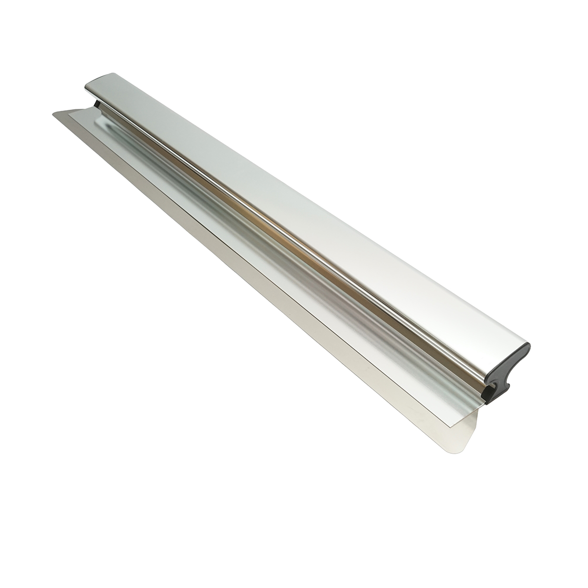 Gletiera inox profesionala 95 cm cu 2 lame interschimbabile 100 cm, latime lama 8.8 cm, latime gletiera 10 cm - pentru aplicare si finisare glet pe pereti si tavane