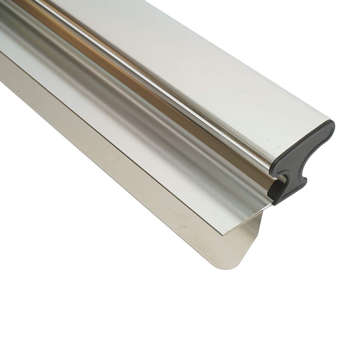 Gletiera inox profesionala 95 cm cu 2 lame interschimbabile 100 cm, latime lama 8.8 cm, latime gletiera 10 cm - pentru aplicare si finisare glet pe pereti si tavane