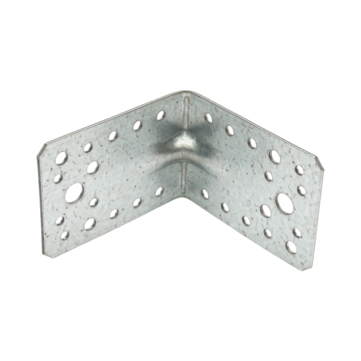 Vinclu de imbinare cu intaritura 90x90 mm, latime 65 mm, grosime 2 mm, unghi 90 , otel zincat