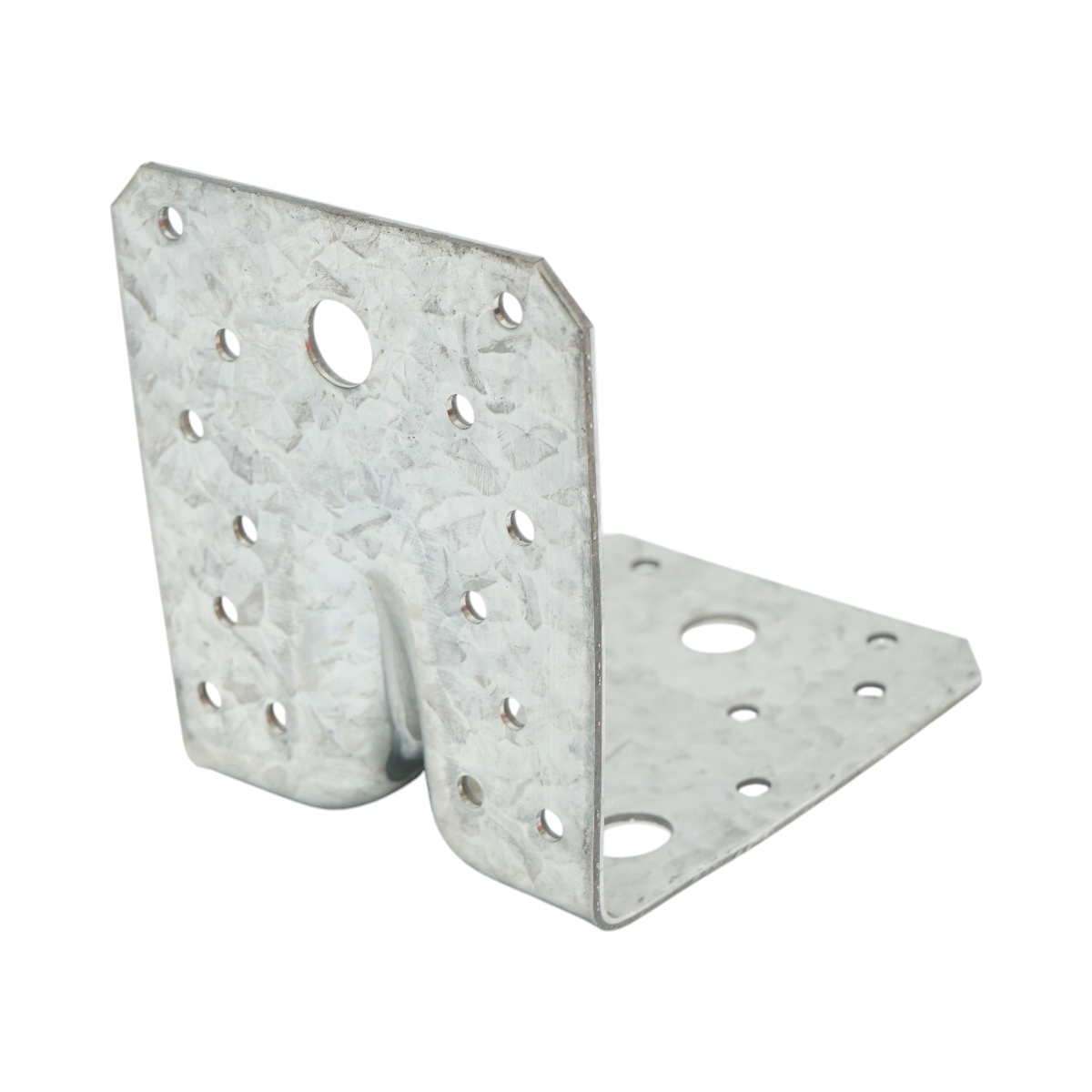 Vinclu de imbinare cu intaritura 105x105 mm, latime 90 mm, grosime 2.5 mm, unghi 90 , otel zincat