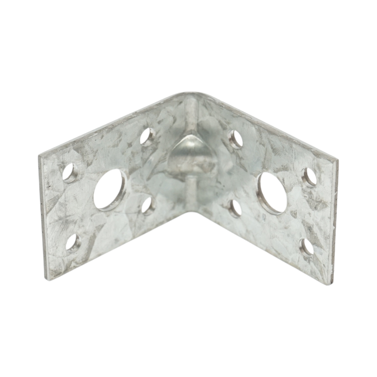 Vinclu de imbinare cu intaritura, otel zincat, 50x50 mm, latime 35 mm, grosime 2.5 mm, unghi 90