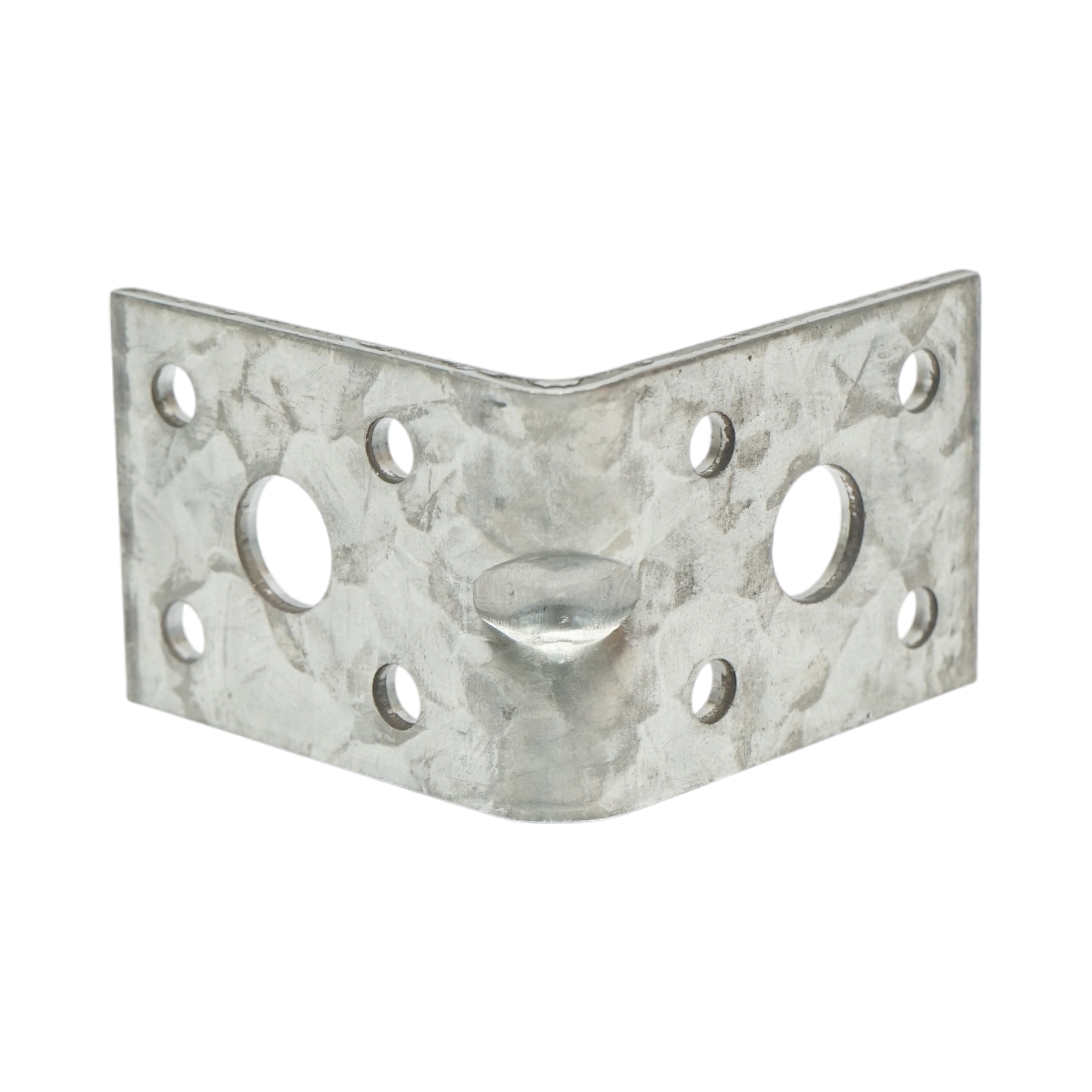 Vinclu de imbinare cu intaritura, otel zincat, 50x50 mm, latime 35 mm, grosime 2.5 mm, unghi 90