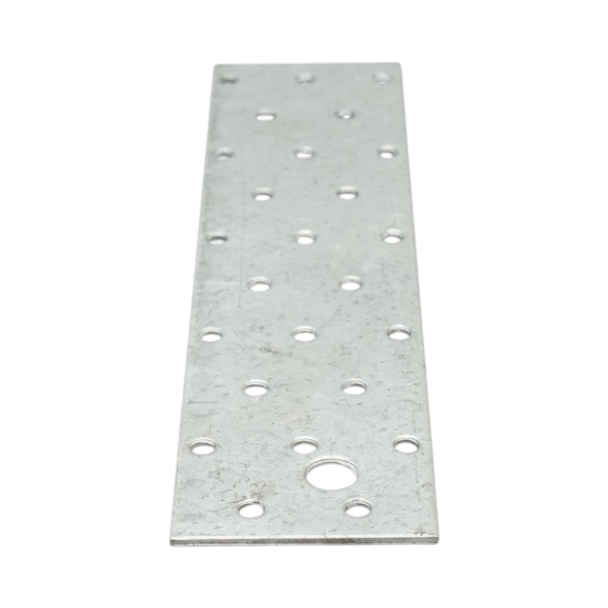 Placa perforata otel zincat 200 mm x 50 mm, grosime 2 mm