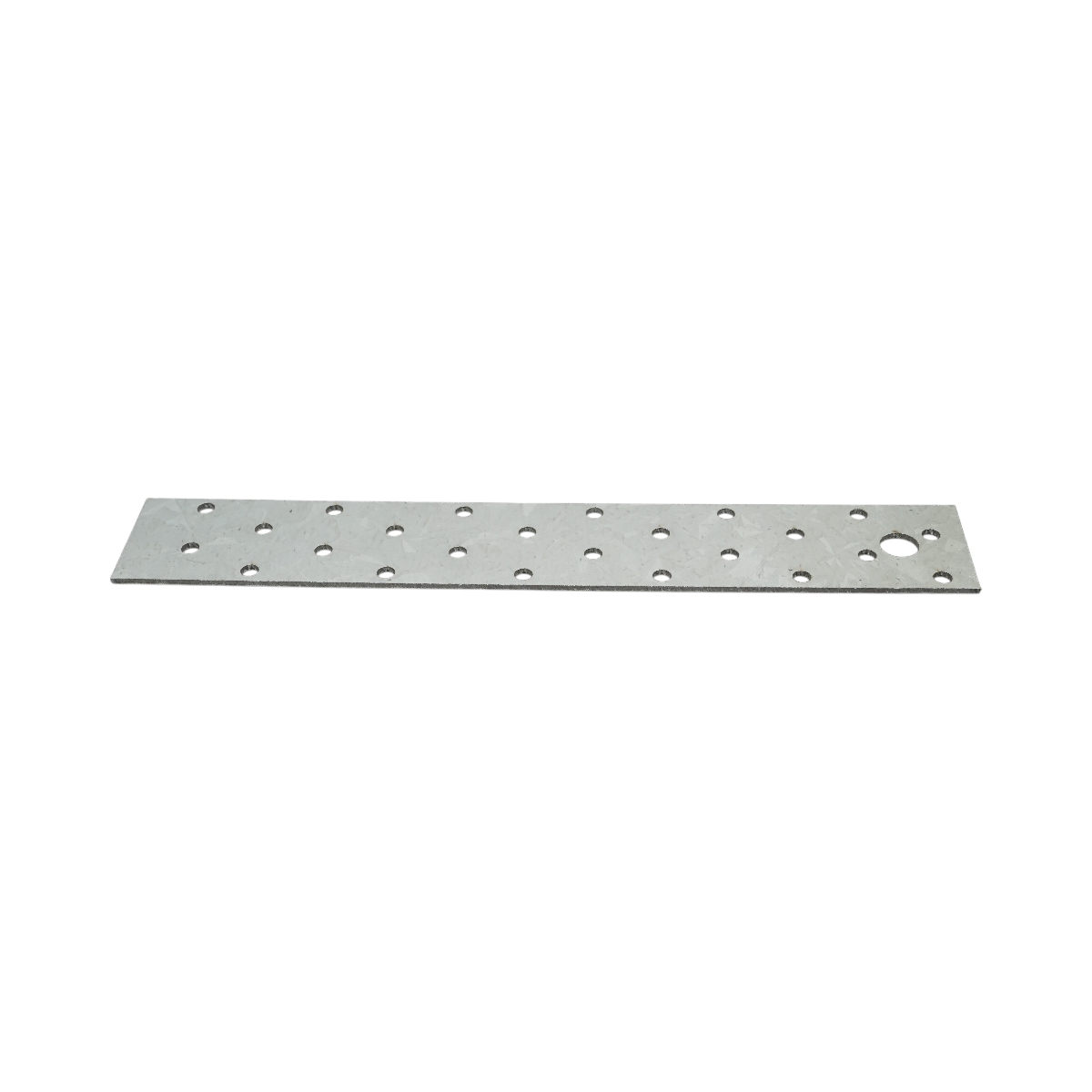 Placa perforata otel zincat 250x40 mm, grosime 2 mm