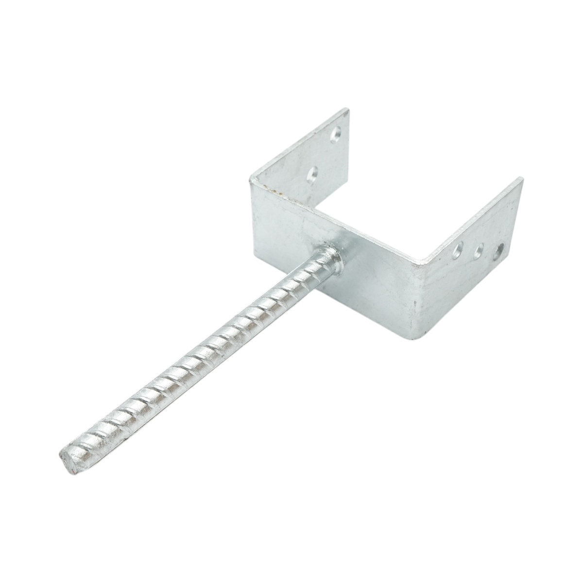 Papuc reazem cu tija 121x60x102 mm, grosime 4 mm, material otel zincat