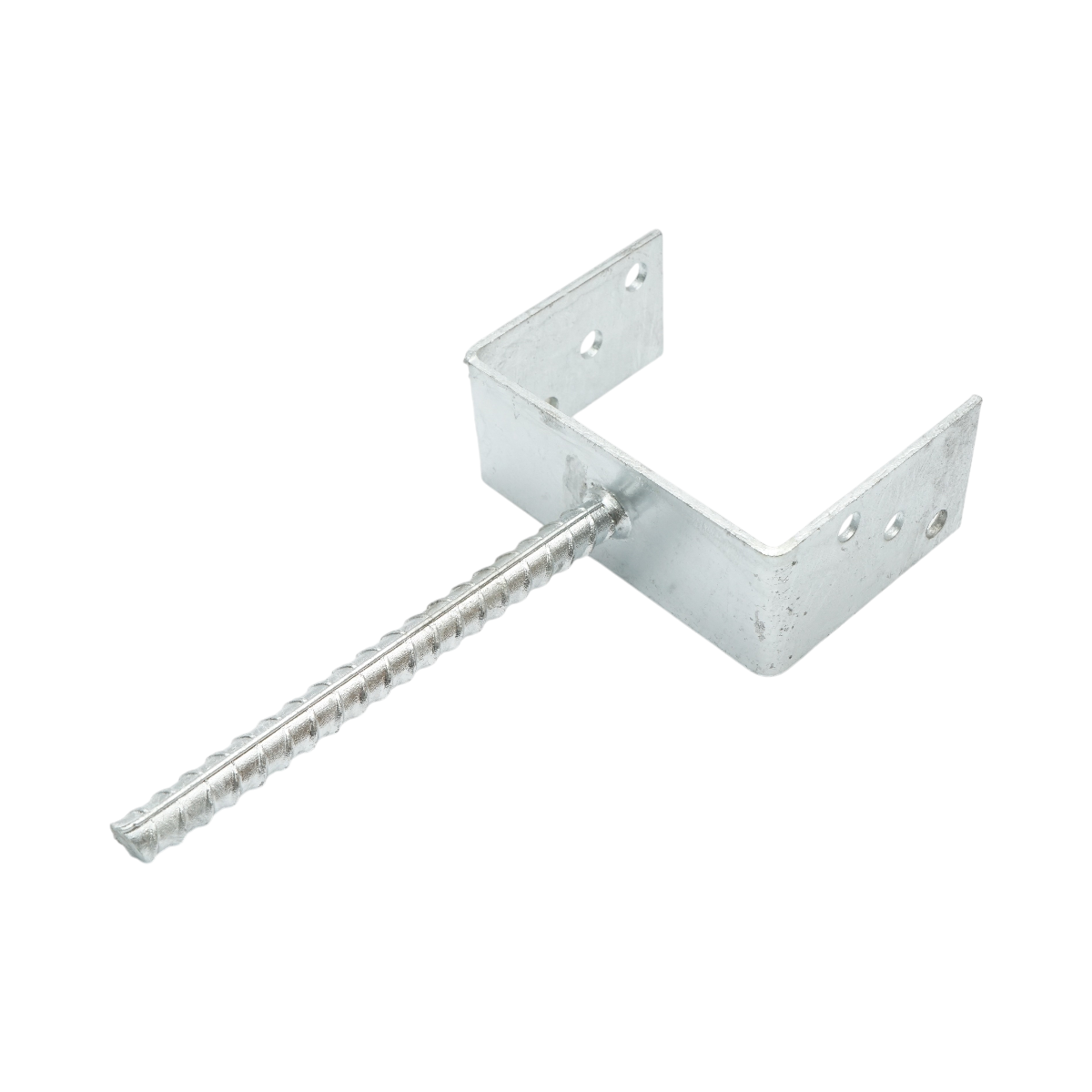 Papuc reazem cu tija 141x60x102mm, grosime 4mm, otel zincat