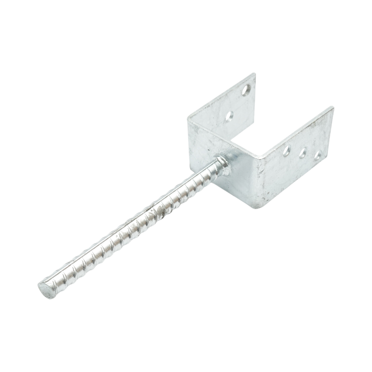 Papuc reazem cu tija, otel zincat, 81x60x102 mm, grosime 4 mm