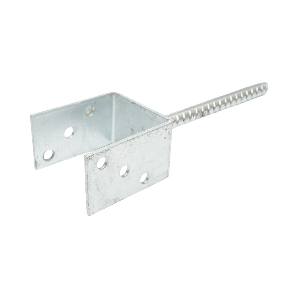 Papuc reazem cu tija, otel zincat, 81x60x102 mm, grosime 4 mm