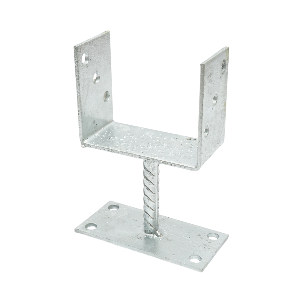 Papuc reazem cu talpa fixa 102x60x101mm, grosime 5mm, otel zincat