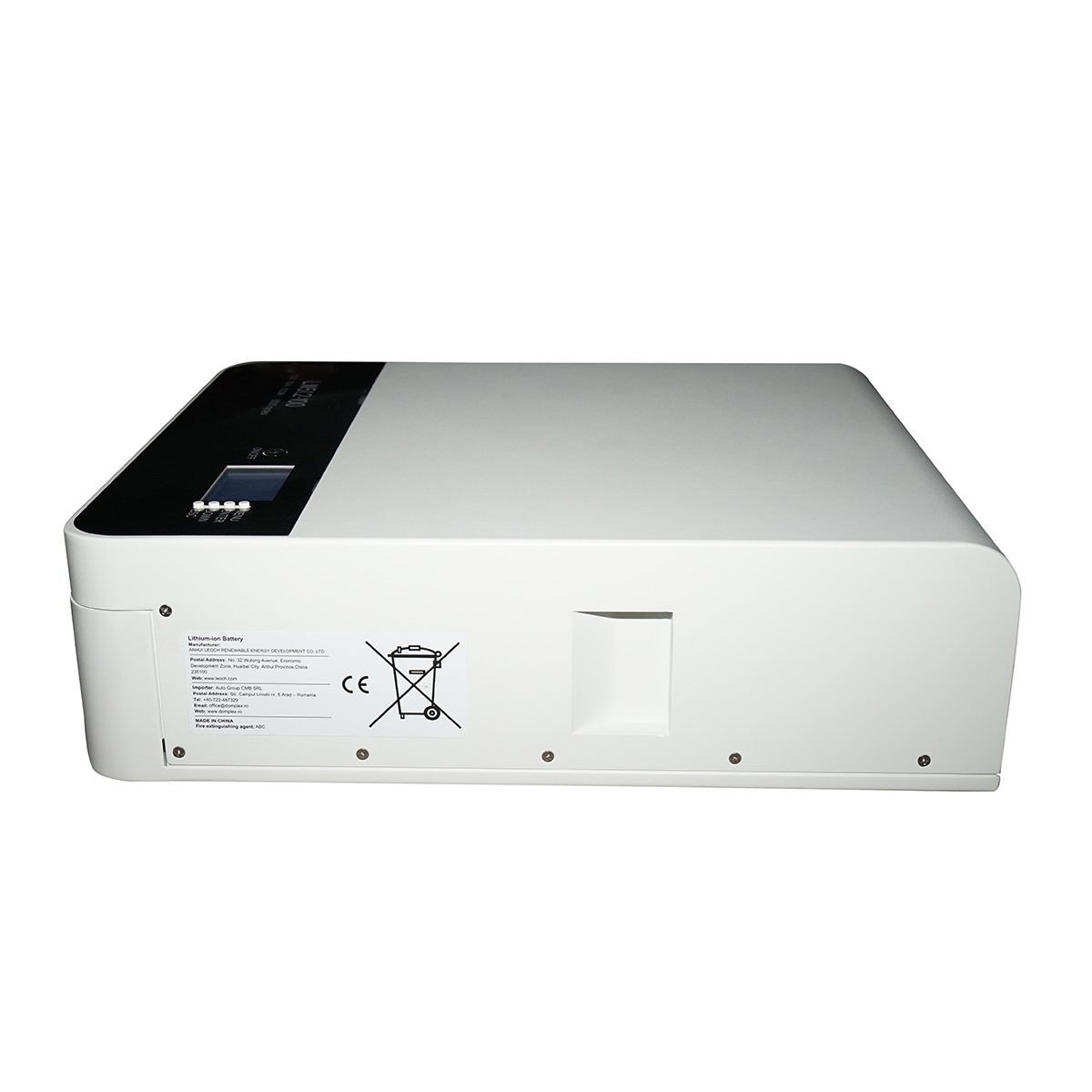 Baterie Li-ion LiFePO4 5.12kVA, 51.2V, 100Ah cu BMS, LCD display, protectie temperatura, conexiune in paralel Leoch Battery