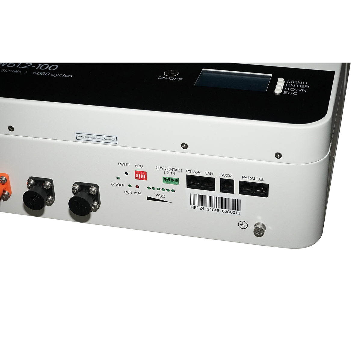 Baterie Li-ion LiFePO4 5.12kVA, 51.2V, 100Ah cu BMS, LCD display, protectie temperatura, conexiune in paralel Leoch Battery