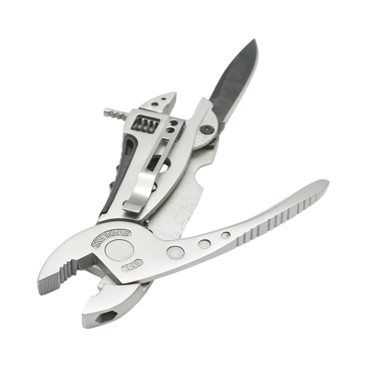 Cleste multifunctional pliabil din otel inoxidabil 175mm