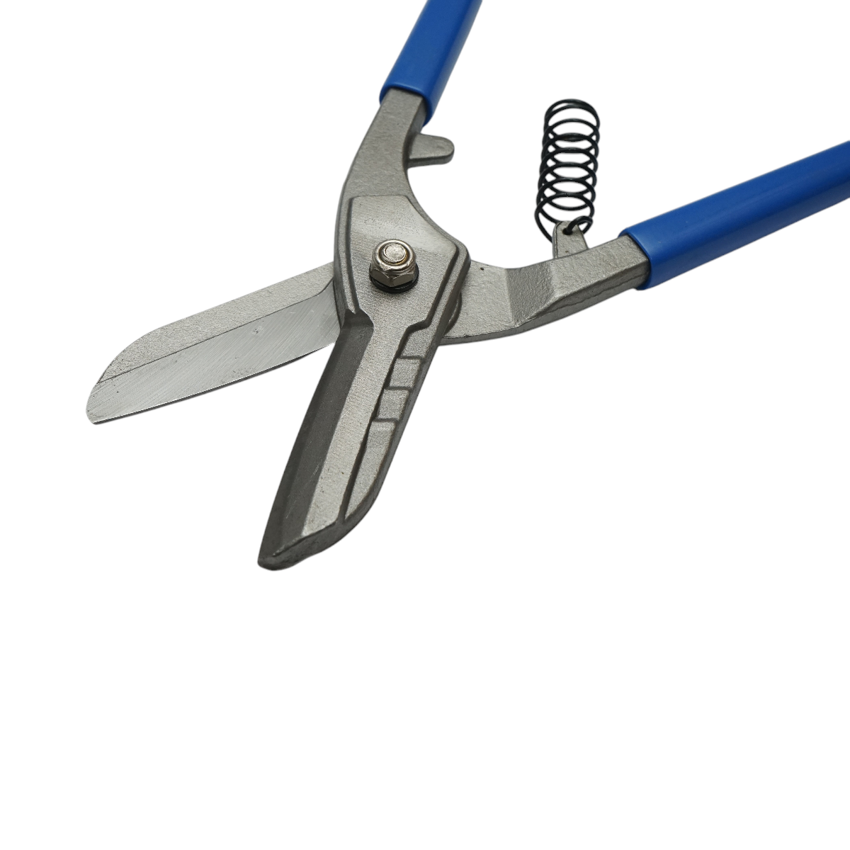 Foarfeca tabla 250 mm (10 inch) taietura dreapta, Otel Carbon HRC 51-55, capacitate taiere: otel laminat la rece 0.78 mm, otel inoxidabil 0.45 mm, cupru 0.94 mm