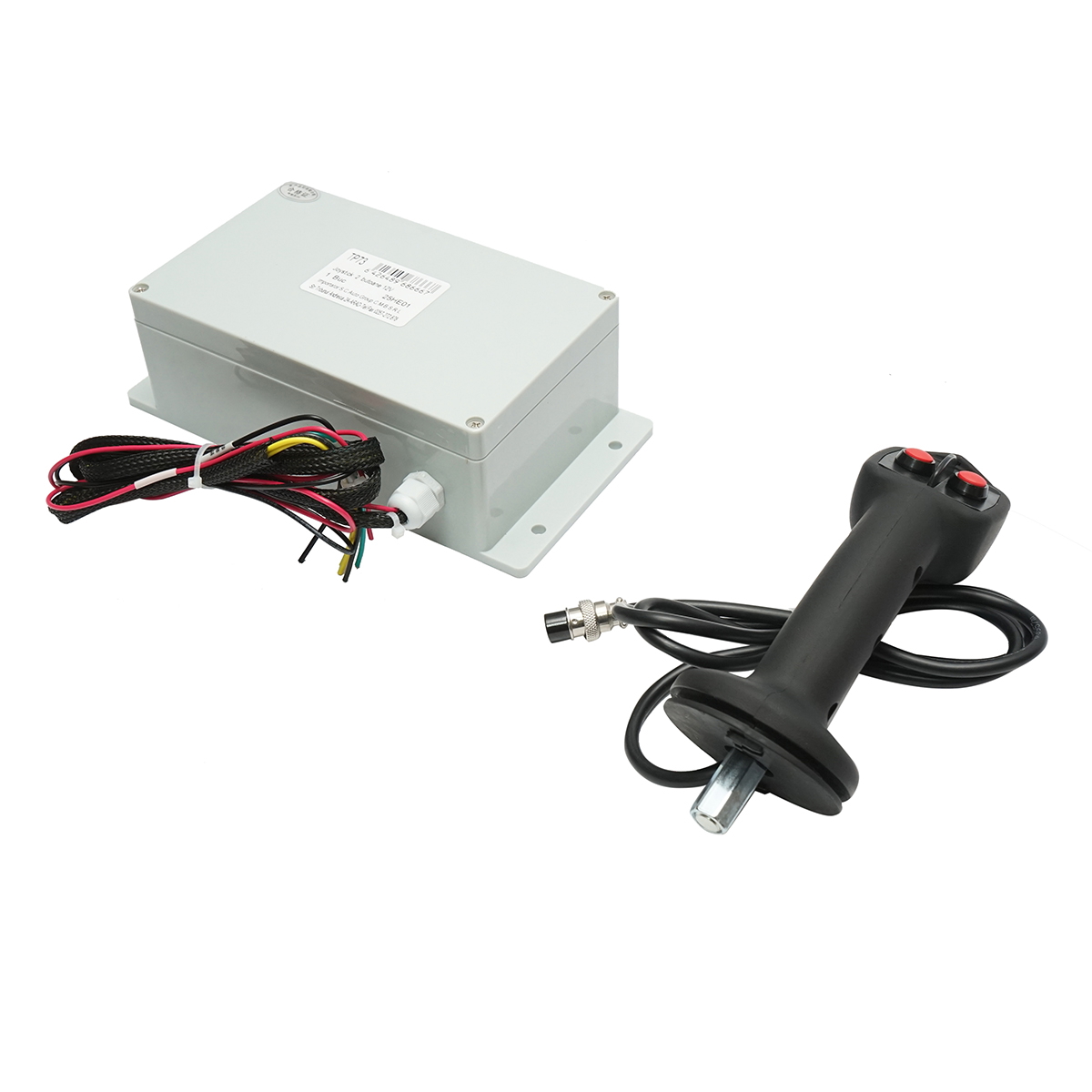 Joystick electric cu modul de comanda 12V, 2 butoane