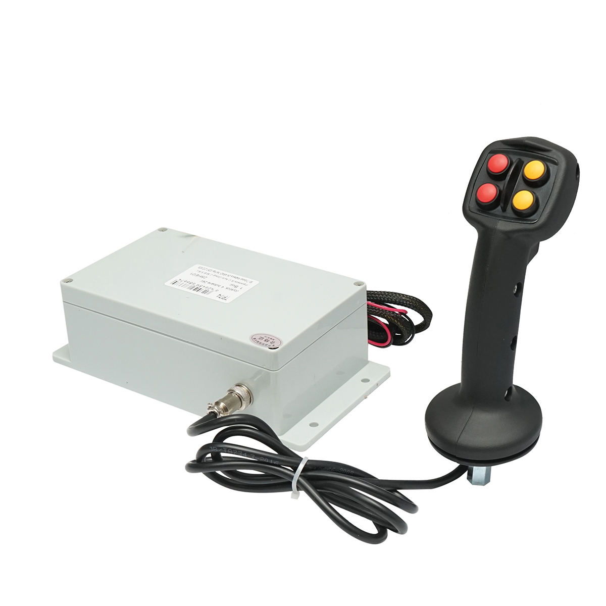 Joystick electric 24V cu modul de comanda, 4 butoane