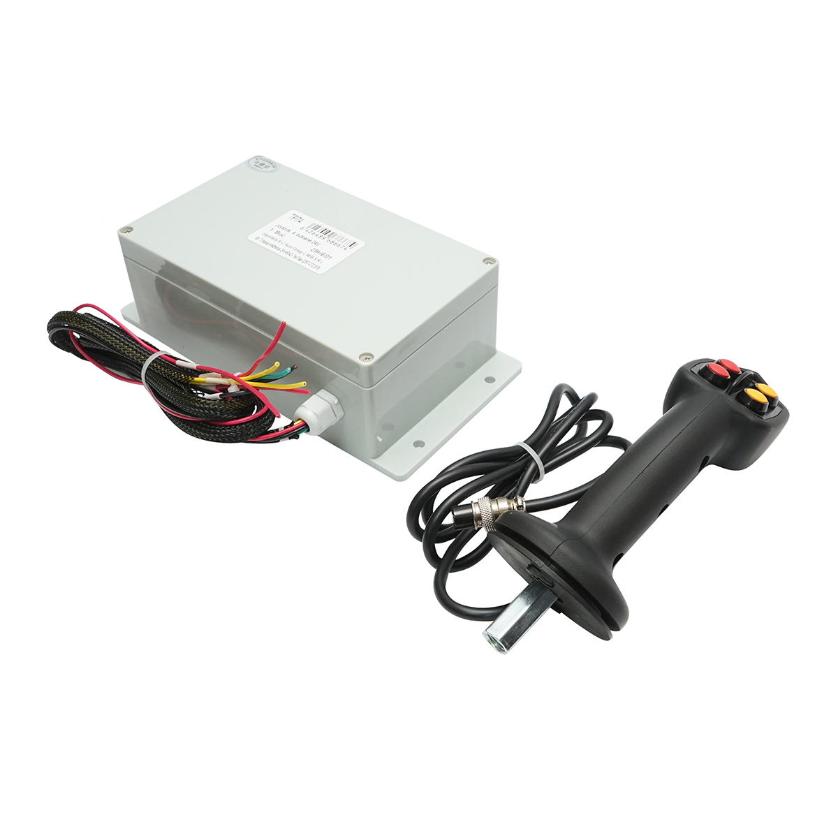 Joystick electric 24V cu modul de comanda, 4 butoane