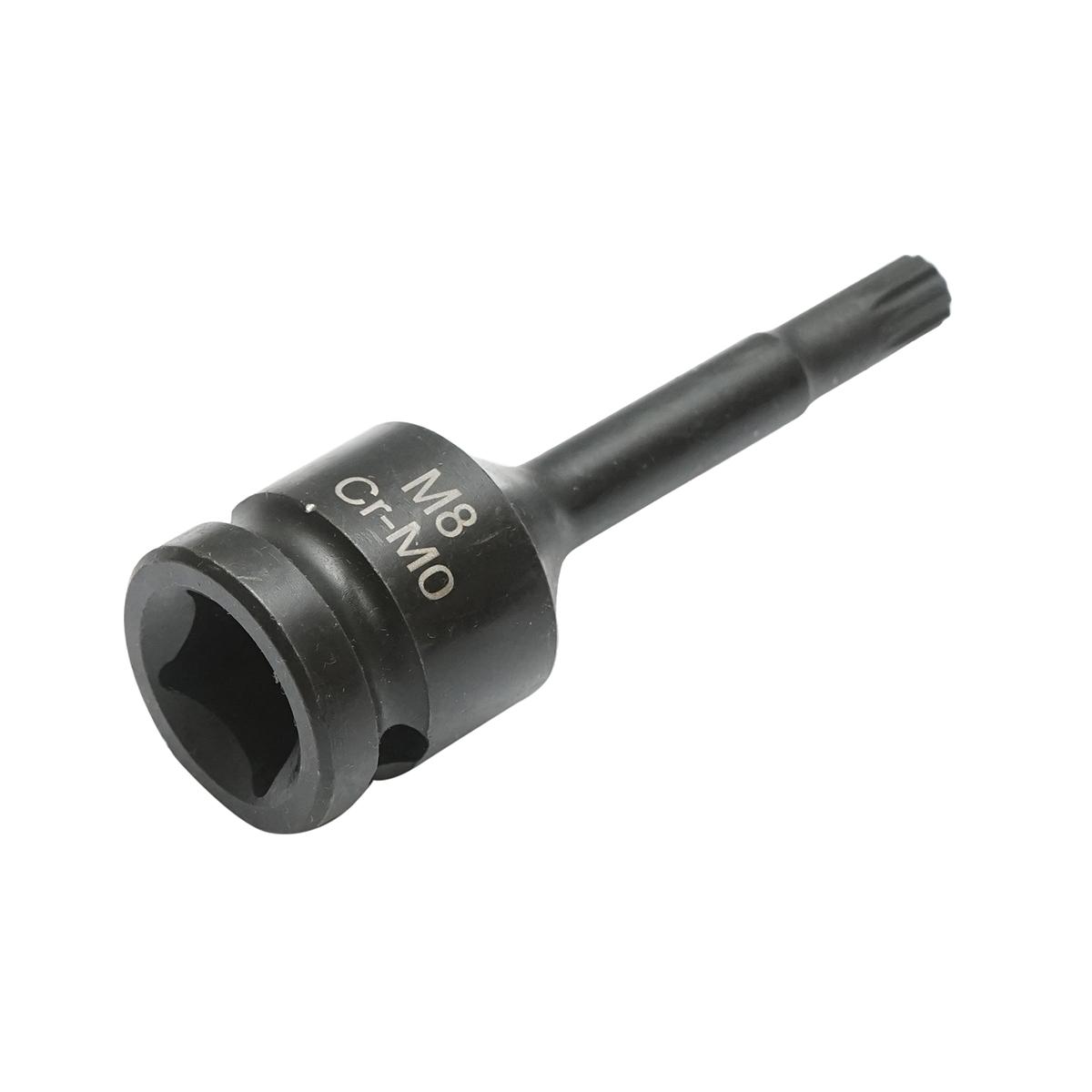 Cheie tubulara de impact spline/ribe M8, 78 mm, patrat 1/2, material Cr-Mo