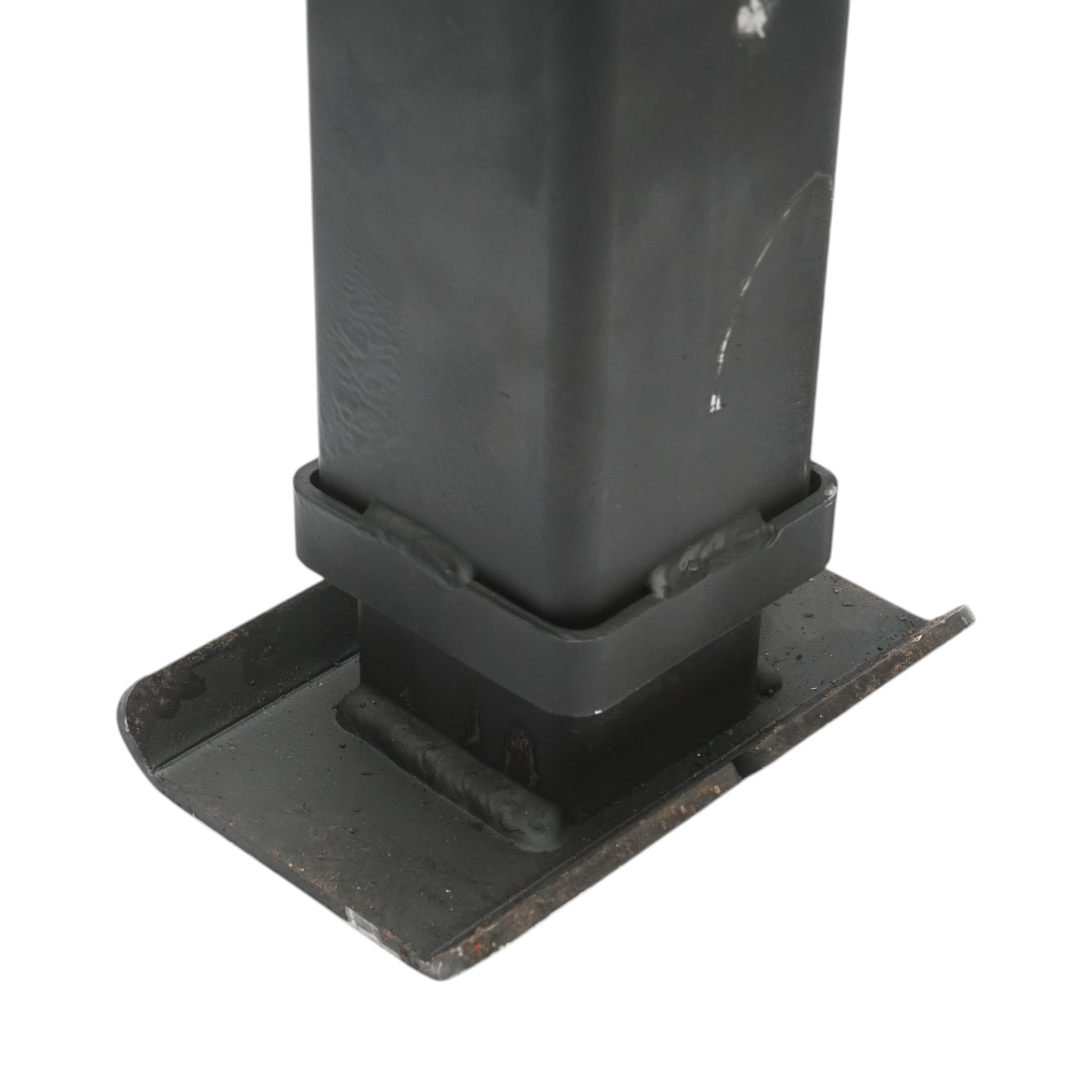 Picior de sprijin remorca reglabil cu manivela, fixare laterala, Inaltime minima 58 cm, sarcina maxima 4000 Kg, cilindru 80 x 80 x 4 mm, talpa 170 x 129 mm