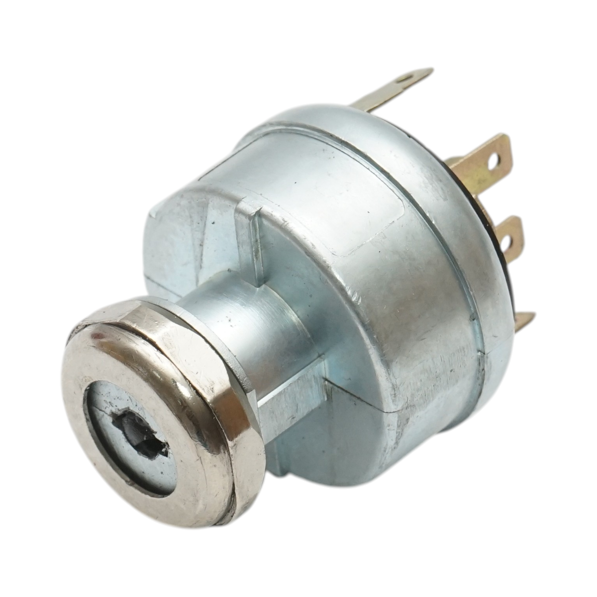 Contact pornire tip 402 cu 2 chei pentru stivuitor Clark, cod OEM 2368655, 2782017, 7004147, 5042408-38, filet prindere 25 mm, capac 29 mm, corp 43 mm