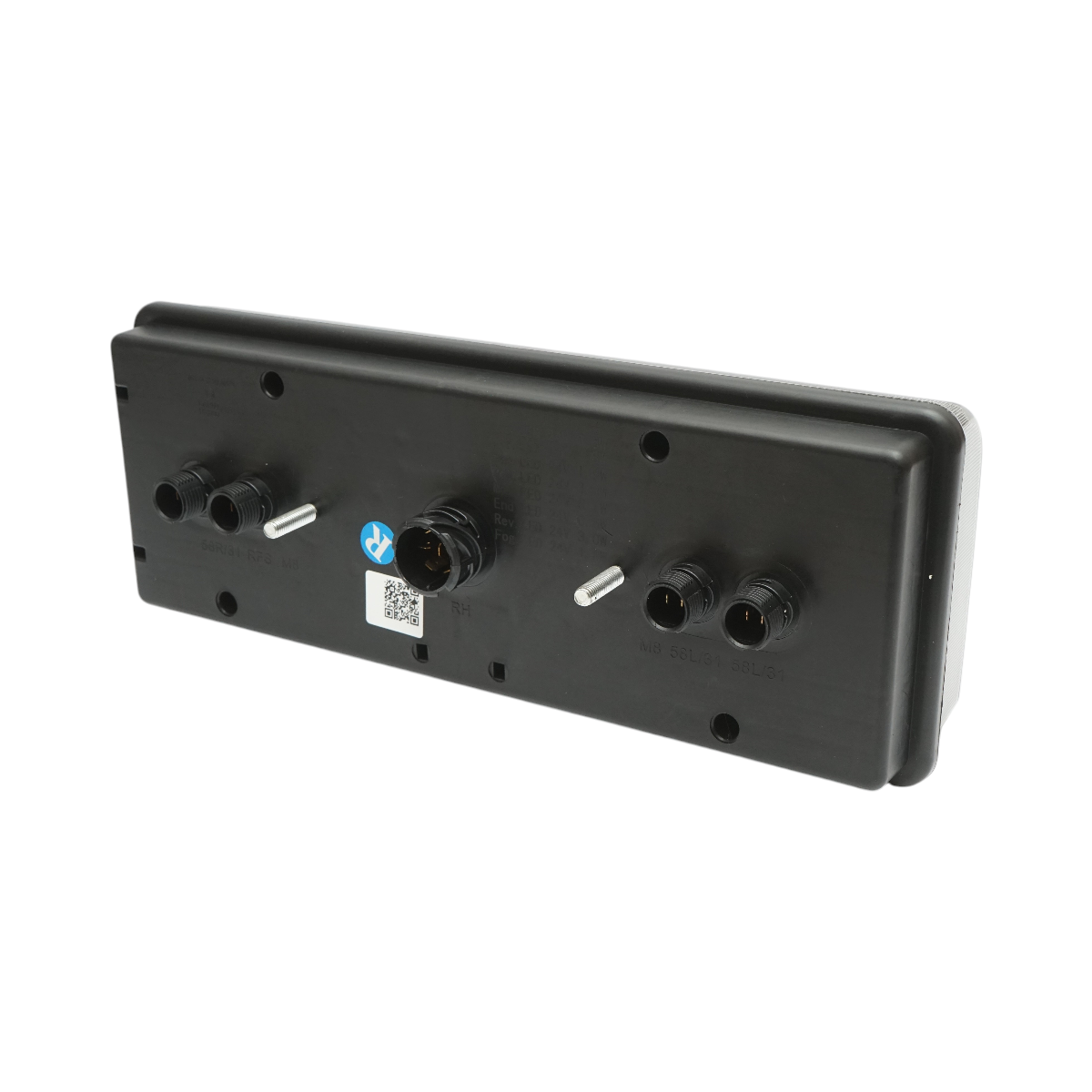 Lampa stop spate dreapta LED camion 24V, 7 pini ASS2.1 + 4x2, iluminare numar, 400x153x88 mm, distanta prindere 152 mm