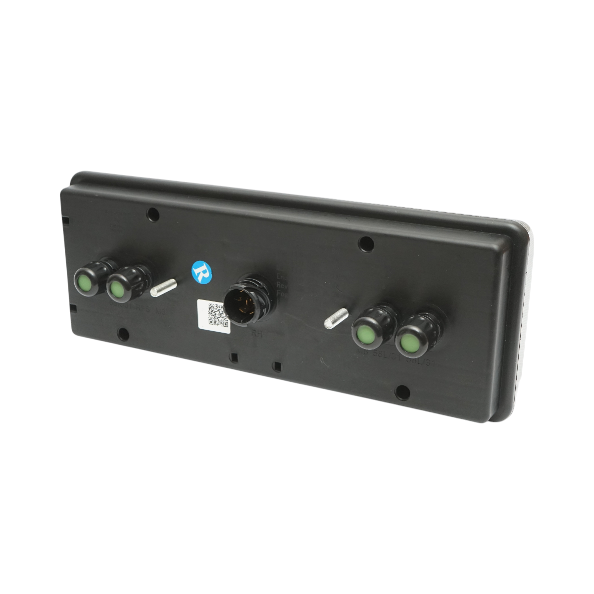 Lampa stop spate dreapta LED camion 24V, 7 pini ASS2.1+4x2, iluminare numar, alarma mers inapoi, 400x153x88 mm, distanta prindere 152 mm