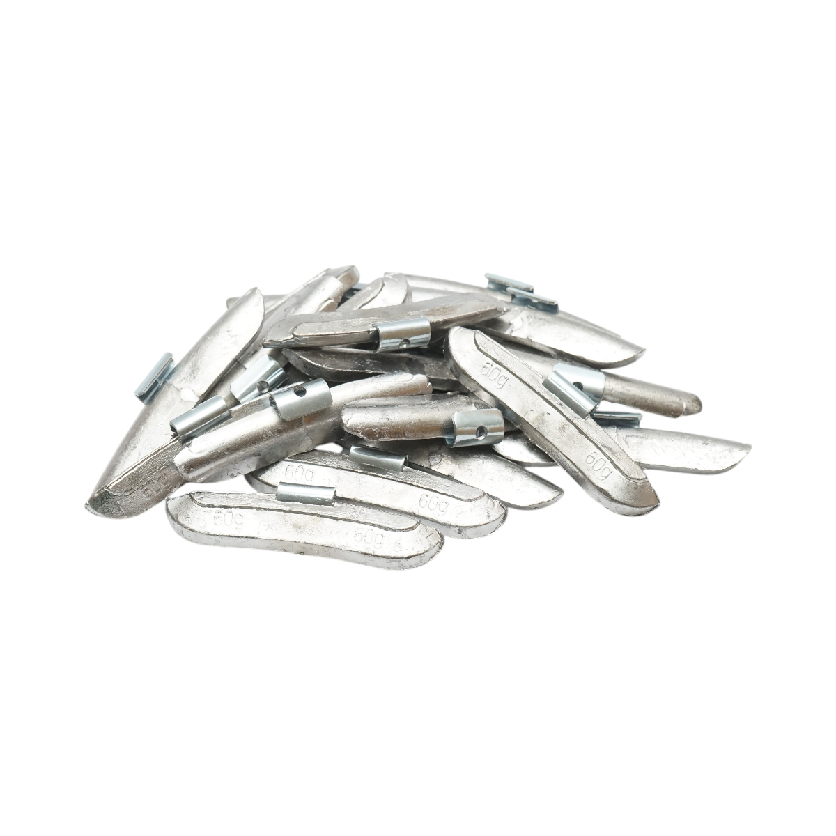 Contragreutati plumb 60g pentru echilibrare roti, 50 buc/cutie, greutate totala cutie 3000g