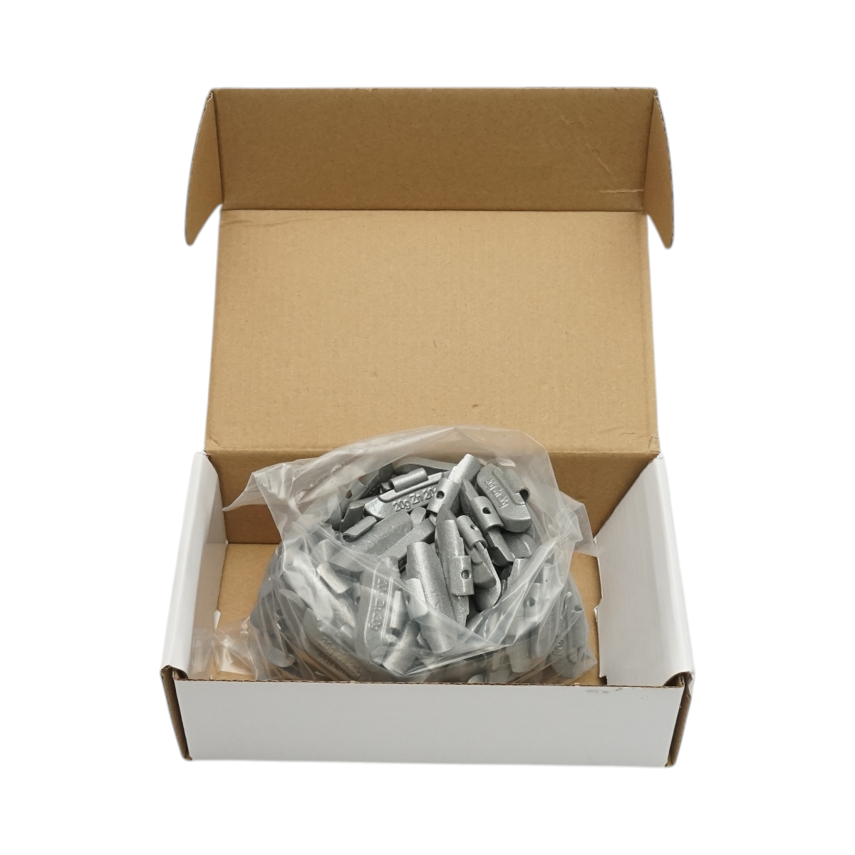 Contragreutati zinc 20 g echilibrare roti, 100 buc/cutie, greutate totala cutie 2000 g
