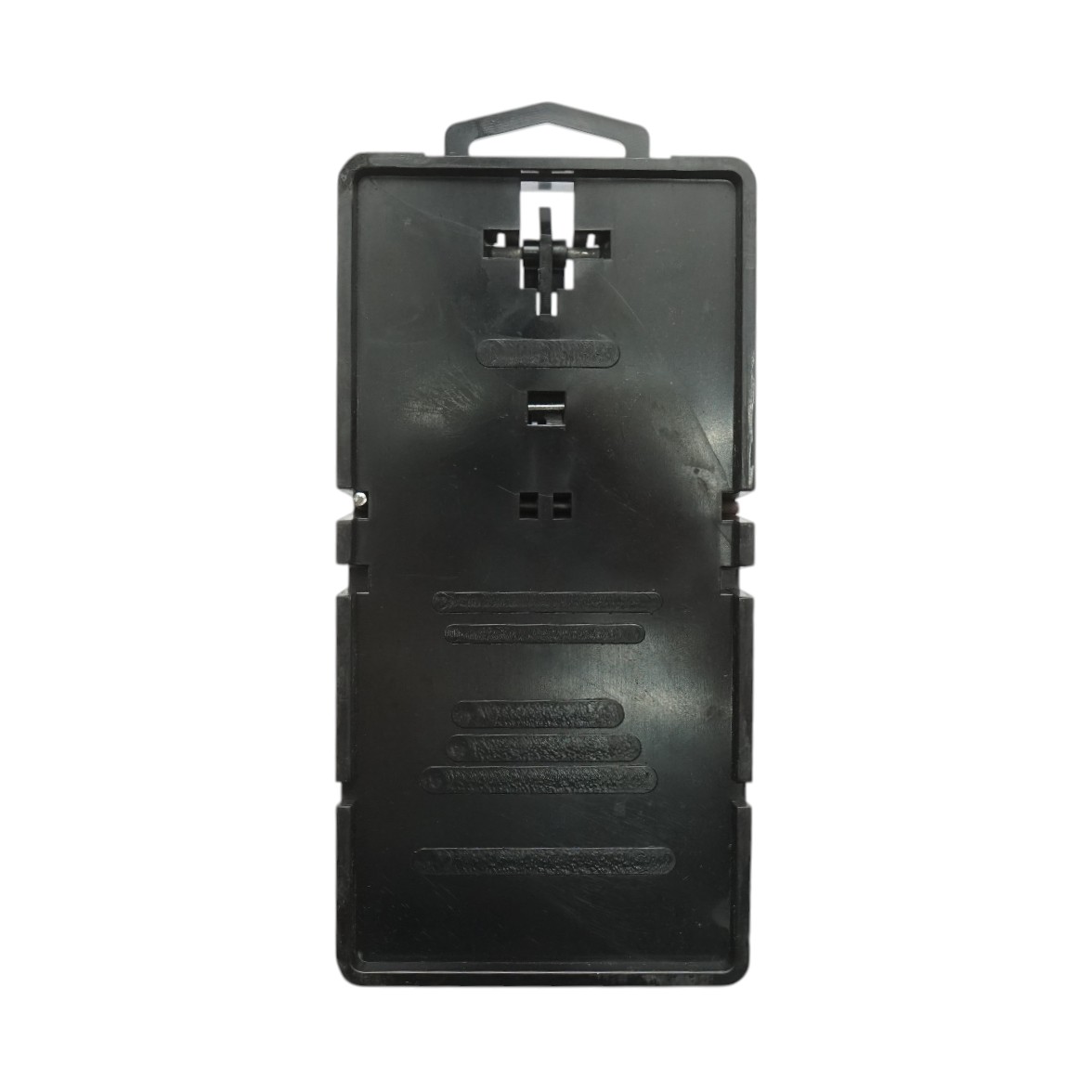 Capcana soareci din plastic dur rezistent, tip clapeta, mecanica cu declansare rapida si arc metalic puternic, reutilizabila, 19 x 8.9 x 9 cm, pentru interior si exterior