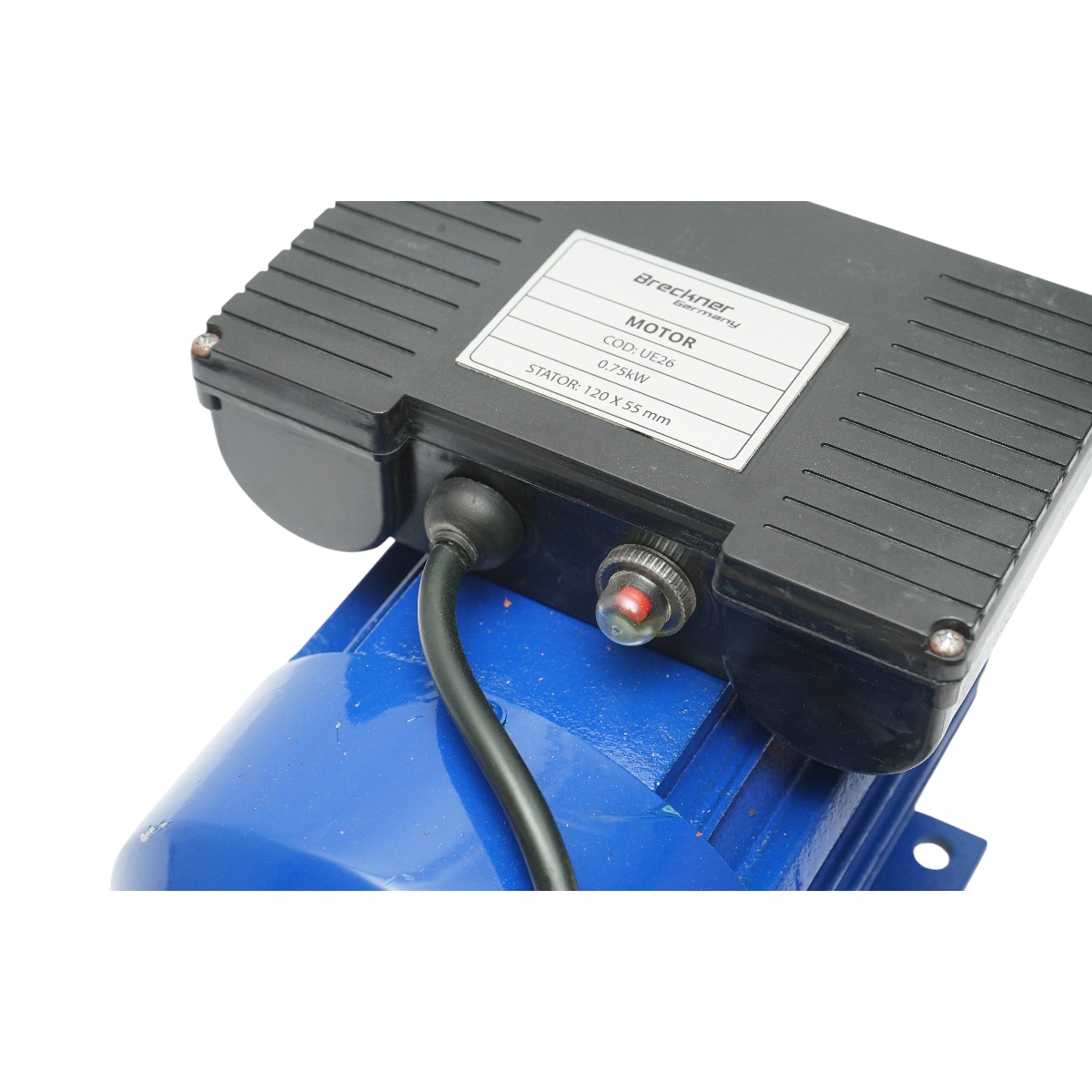 Motor electric monofazat 0.75KW, 220V, turatie 2800 r/min, stator 120x55mm Breckner Germany