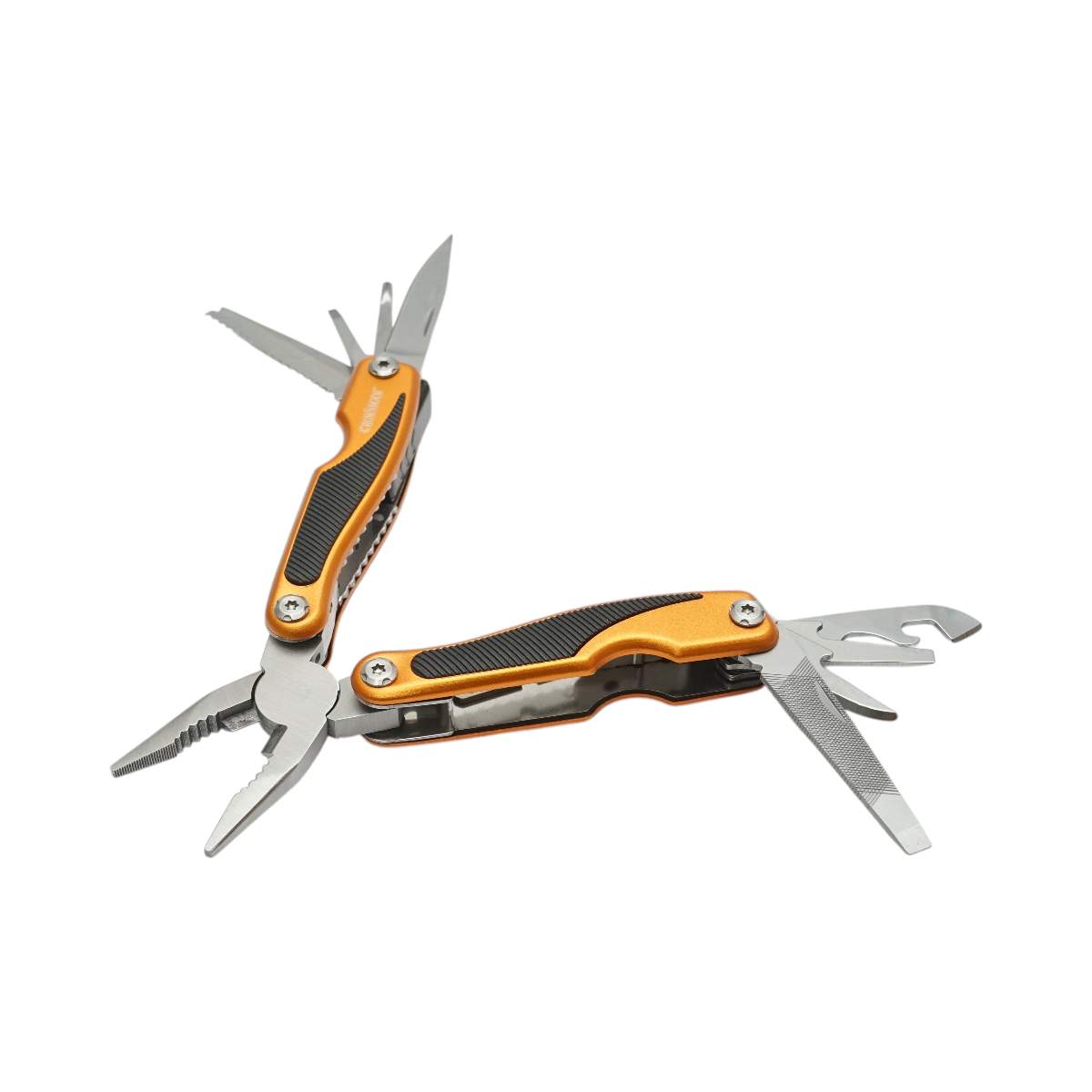 Cleste multifunctional pliabil 9 in 1 din otel inoxidabil 160 mm Crownman