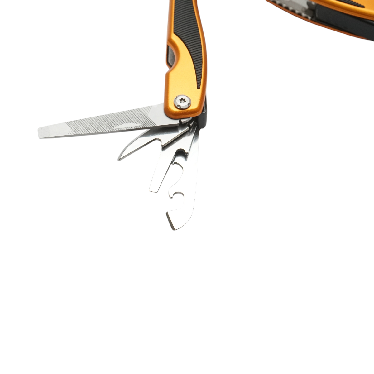 Cleste multifunctional pliabil 9 in 1 din otel inoxidabil 160 mm Crownman