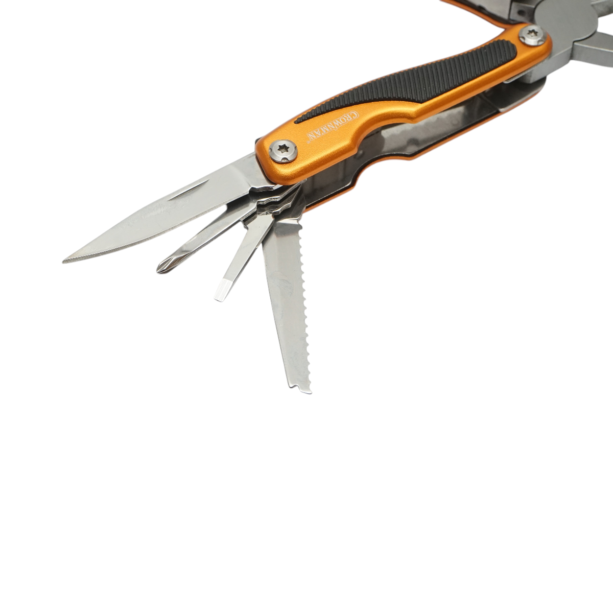 Cleste multifunctional pliabil 9 in 1 din otel inoxidabil 160 mm Crownman