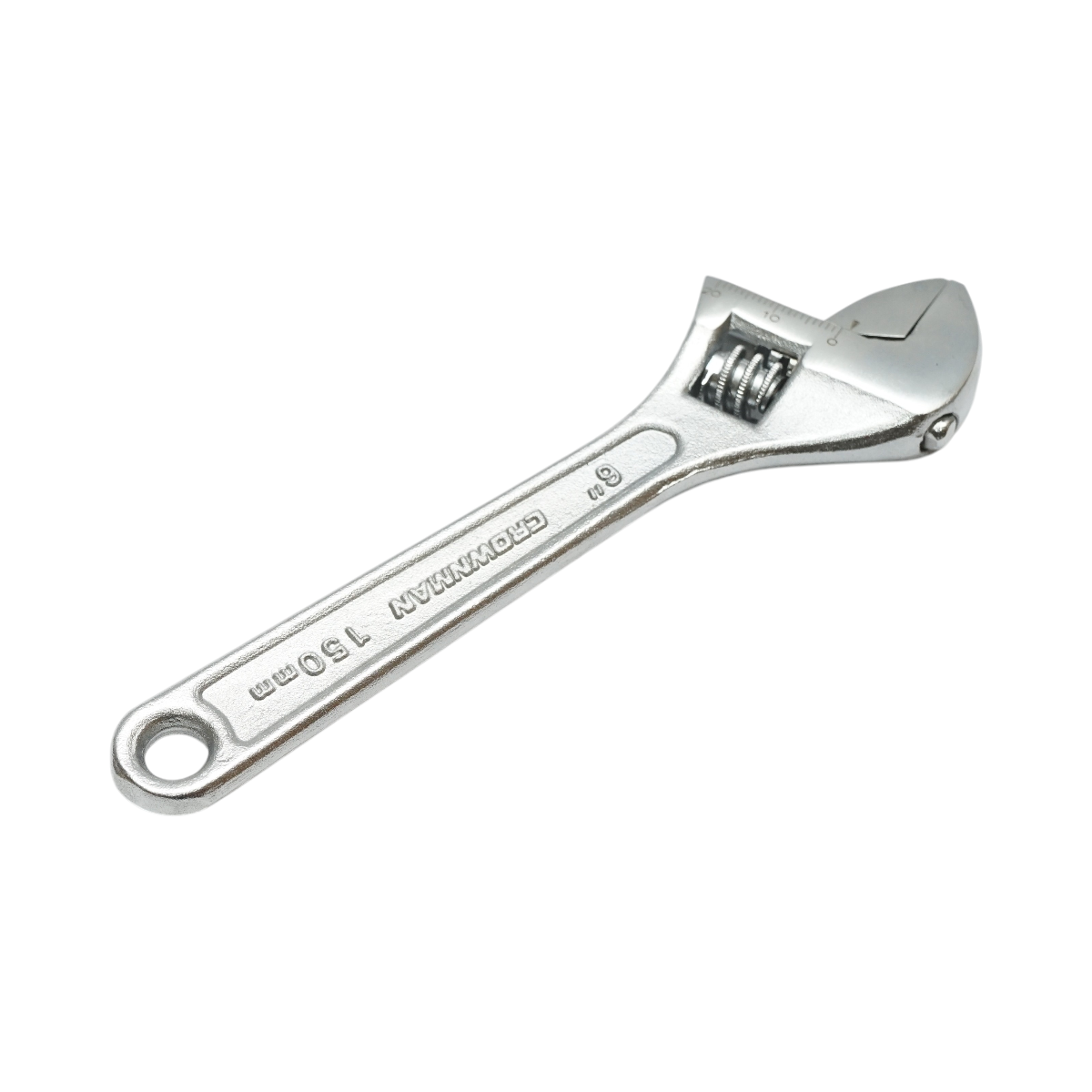 Cheie franceza reglabila Crownman 150 mm, otel carbon, deschidere 20 mm, duritate HRC 38-42