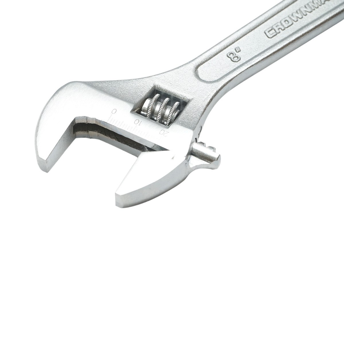 Cheie franceza reglabila Crownman 200 mm, otel carbon, deschidere 25 mm, duritate HRC 38-42