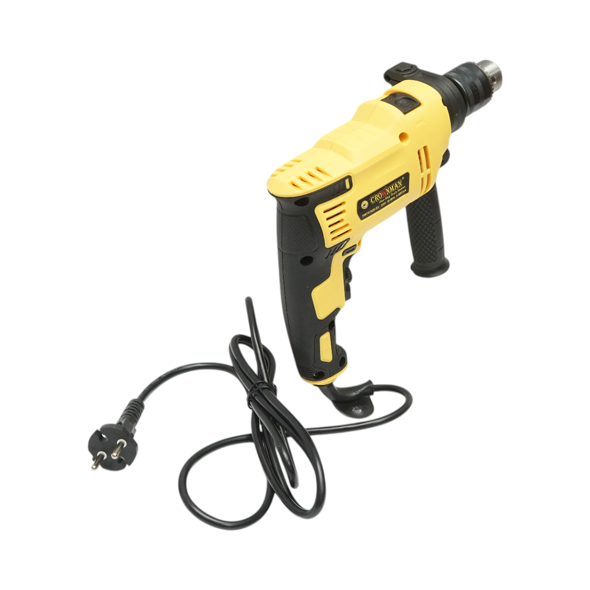 Bormasina cu impact Crownman 750W, 220V, 50/60Hz, turatie 0-3000 r/min, mandrina 1.5-13 mm, functionare stanga/dreapta