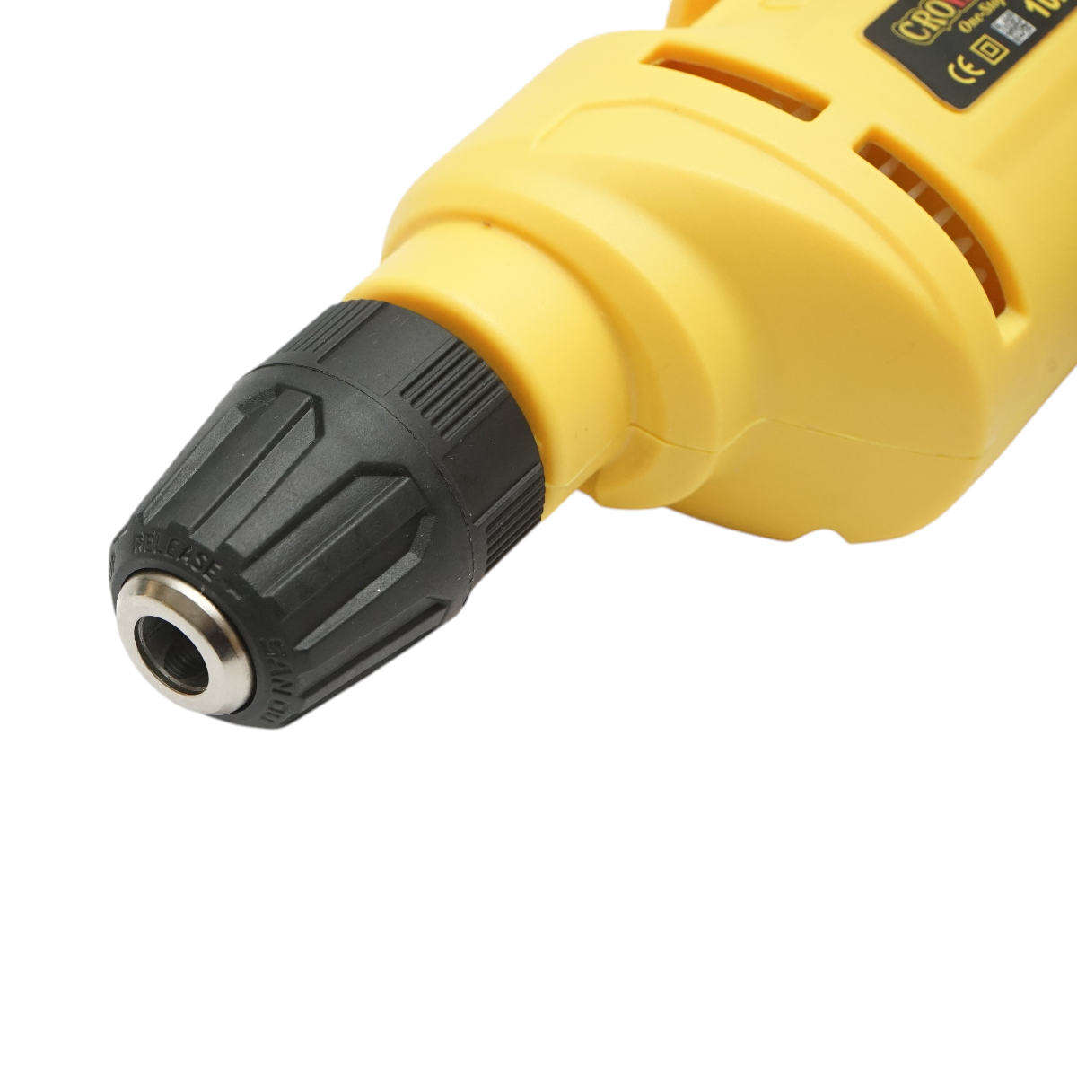 Masina de gaurit si insurubat Crownman 500W, 220V, mandrina rapida 10mm, turatie 0-3300 rpm, stanga/dreapta, 50/60 Hz