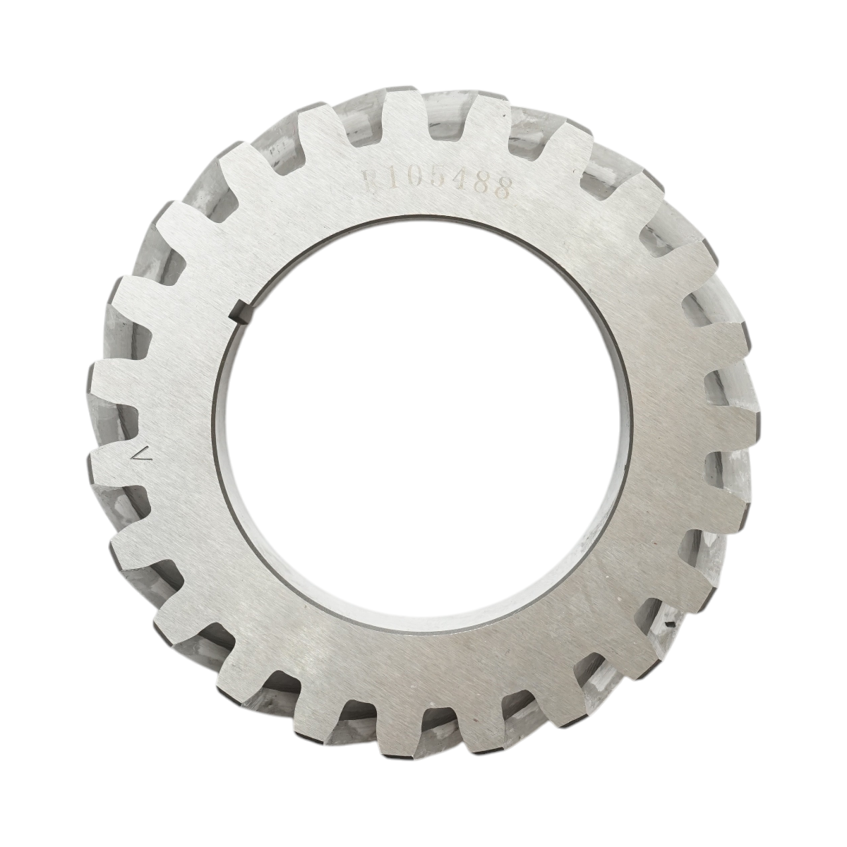 Pinion arbore motor John Deere R105488 (OEM) 63.5x105x23 mm, Z=6, pentru Seria 10/20/30/40/50/55/60/8000/8030/8060-8070, motoare 6466T, 6076A/H/T, 6090H PowerTech Plus, 6359T, 6404A/D/T, 6466A/D