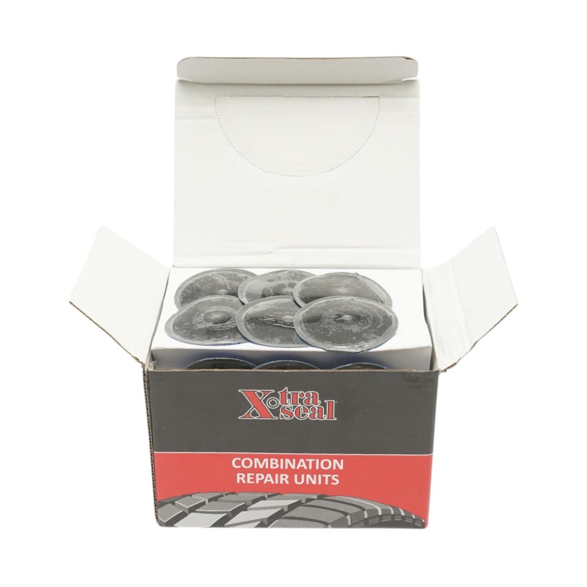 Petice vulcanizare anvelope tip ciuperca X-TRA SEAL, 24 buc/cutie, diametru tija 6 mm, diametru petic 55 mm