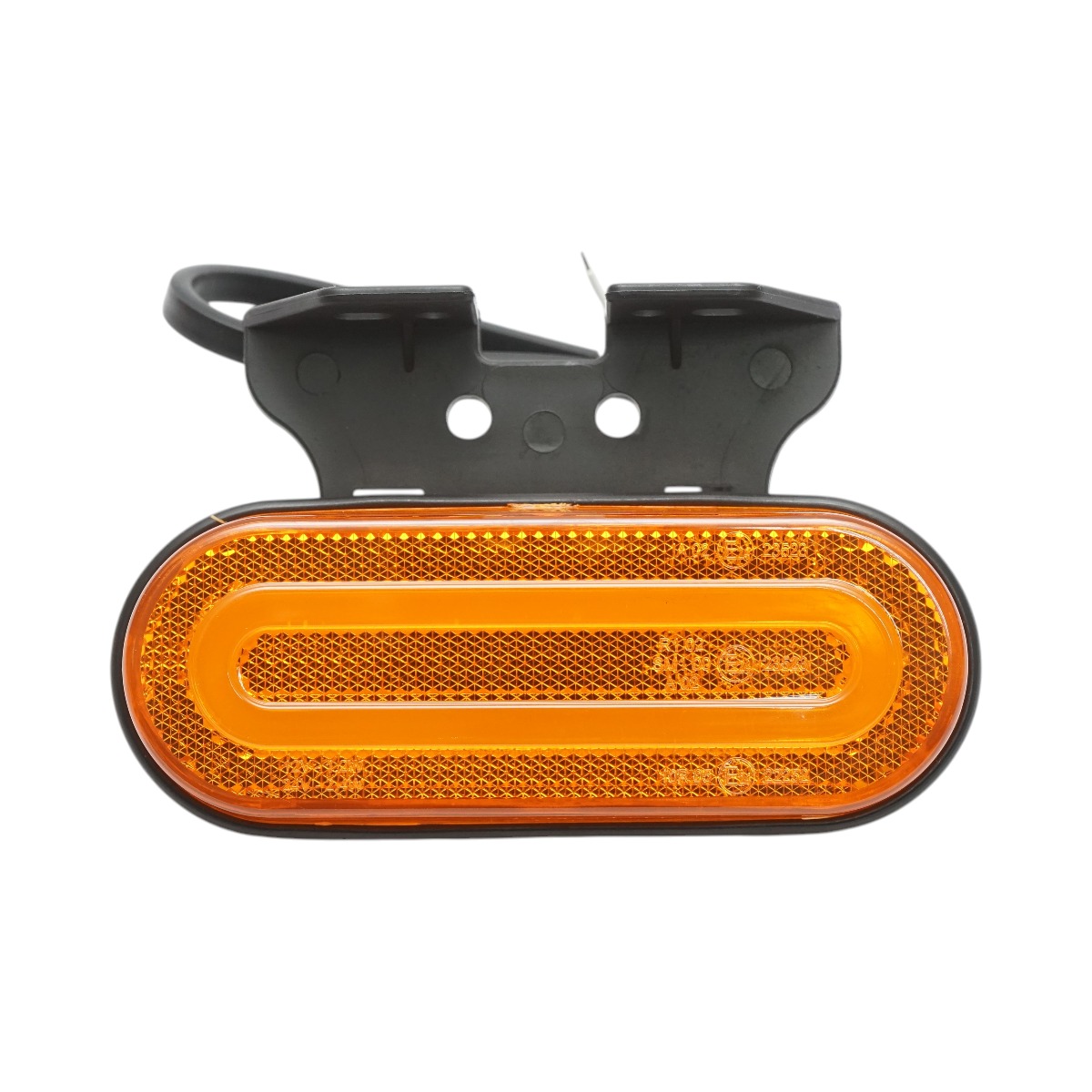 Lampa gabarit laterala ovala LED 12-24V galbena cu suport 121x47x19mm Breckner Germany
