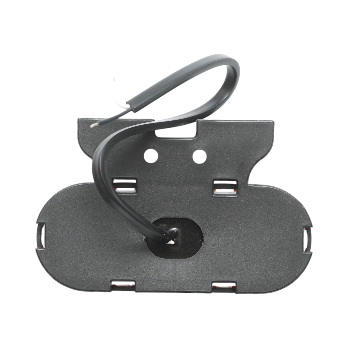 Lampa gabarit laterala ovala LED 12-24V galbena cu suport, 121x47x19 mm, distanta intre suruburi 30/50 mm, Breckner Germany