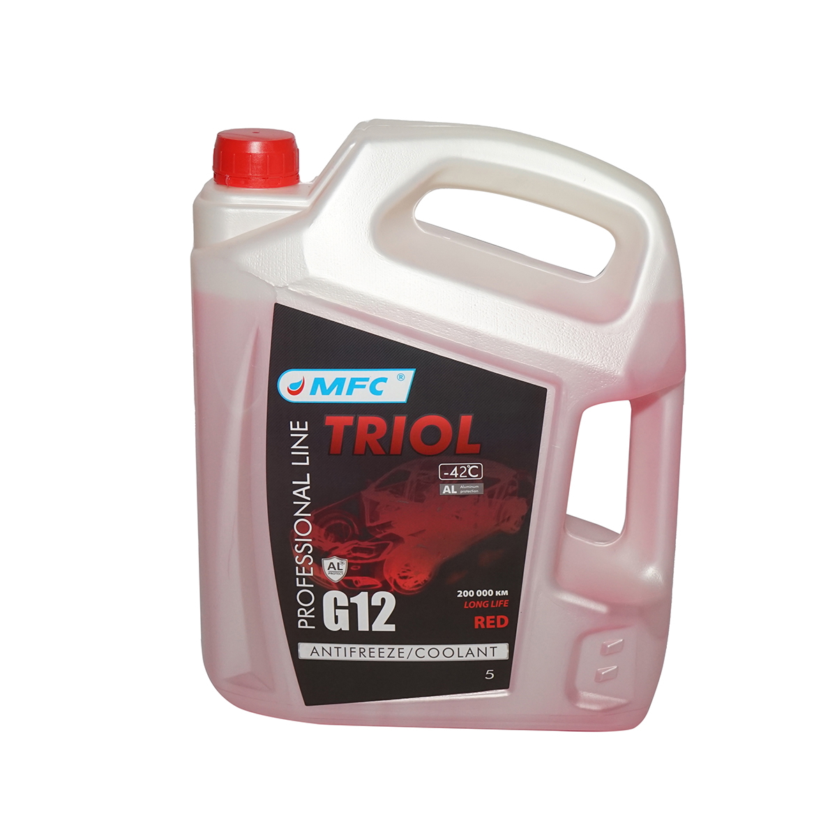 Antigel G12 rosu concentrat -42 grade 5 Kg Triol Professional