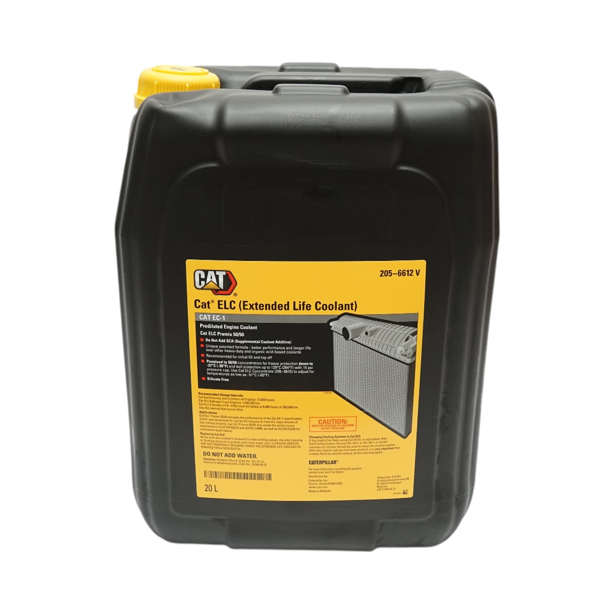 Antigel Caterpillar ELC Premix 50/50 EC-1 Extended Life Coolant 20L